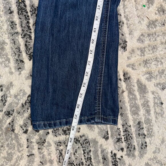 Christopher Banks Petite 4P Women's Straight Leg Jeans Embroidered Pockets - Picture 11 of 11